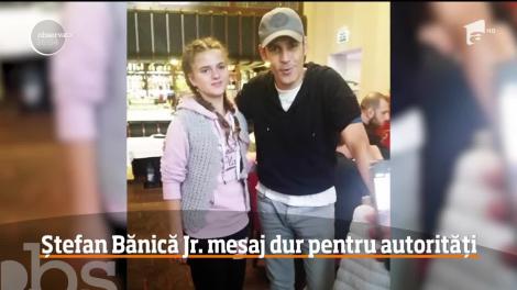 Ştefan Bănică Jr., mesaj dur pentru autorități. Artistul apare într-o poză alături de Alexandra Măceşanu