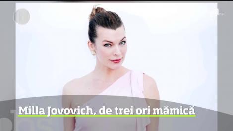 Milla Jovovich, însărcinată cu al treilea copil