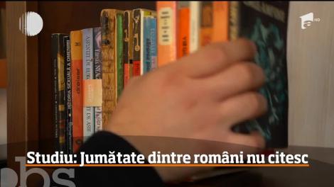 Studiu: Jumătate din români nu citesc