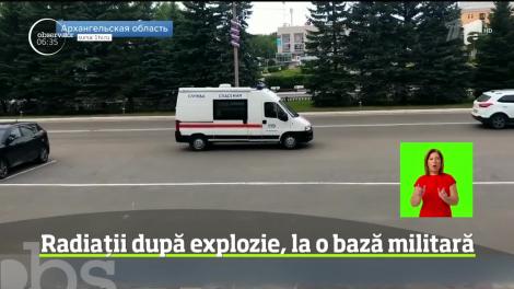 Pericol de radiaţii în urma unei explozii de la o bază militară din nordul Rusiei