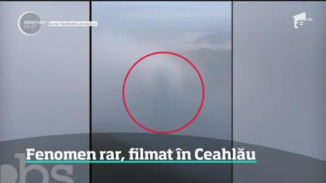 Fenomenul Gloria, fimat pe Vârful Toaca din Masivul Ceahlău