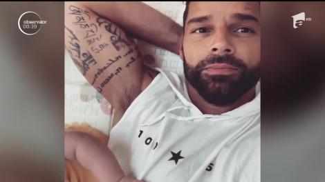 Prima poză cu fetița lui Ricky Martin