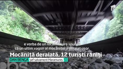 Dosar penal, după deraierea Mocăniței! Un bebeluș de patru săptămâni și un băiețel de trei ani se numără printre victime