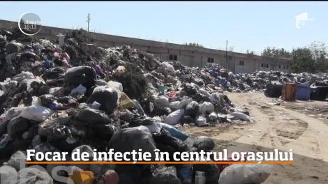 Centrul oraşului arădean Lipova s-a transformat într-o groapă de gunoi! Tone de deşeuri sunt depozitate într-o fostă unitate militară dezafectată