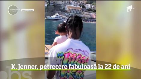 Kylie Jenner, petrecere fabuloasă la 22 de ani