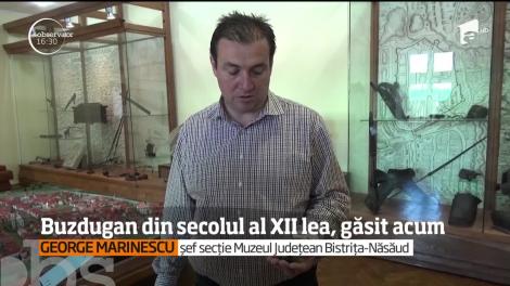 Un buzdugan din vremea lui Mircea cel Bătrân, vechi de cel puţin 800 de ani, a fost găsit de un arheolog amator în apropierea Bistriţei
