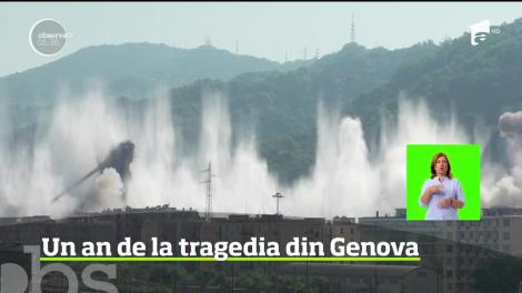 Un an de la tragedia din Genova, Italia