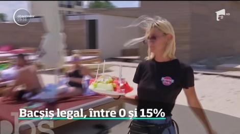 De la 1 octombrie, bacşişul ar putea fi trecut pe nota de plată