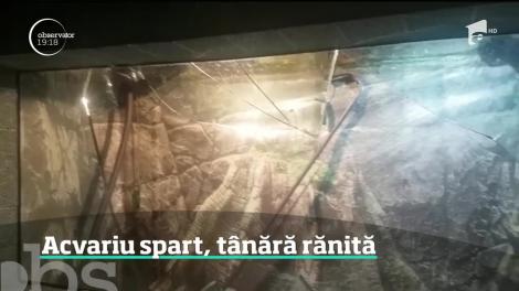 O tânără de 16 ani a fost rănită, după ce un acvariu s-a spart la muzeul acvatic din Constanţa