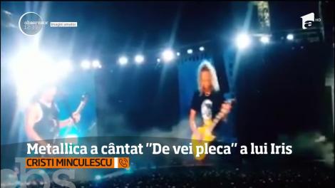 Metallica a cântat melodia  „De vei pleca" a trupei Iris. Reacția lui Cristi Minculescu:  „Ne-au validat în rockul mondial „