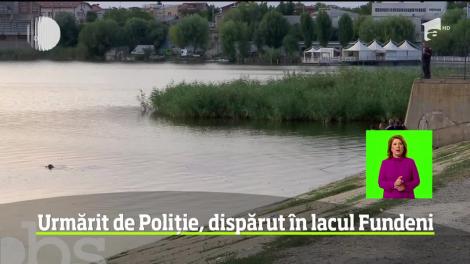 A fugit de Poliție și a dispărut în lacul Fundeni! Nimeni nu l-a mai văzut ieşind la suprafaţă