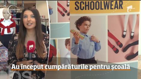S-a dat startul la cumpărăturile pentru şcoală!