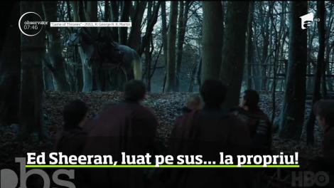 Ed Sheeran, luat pe sus de Julius Bjornsson, actorul ce a intrat în pielea temutului Gregor Clegane din serialul Game of Thrones
