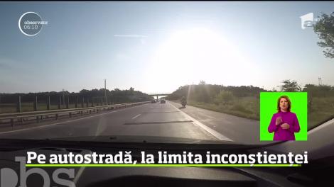 Alomerație pe Autostrada Soarelui. Unii șoferi au transformat banda de urgenţă în bandă de viteză