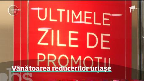 Magazinele au anunţat reduceri şi lichidări de stoc