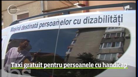 Serviciul de taxi gratuit pentru persoanele cu dizabilităţi a fost inaugurat la Timişoara