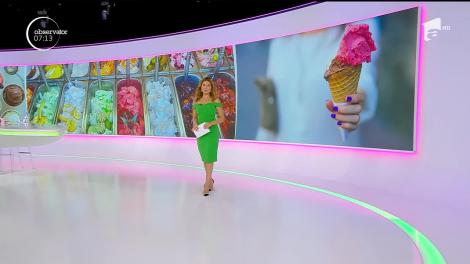 Îngheţata, desertul preferat al românilor pe timp de vară