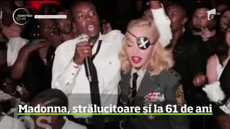 Madonna a împlinit vârstă de 61 de ani, dar s-a distrat ca la 20!