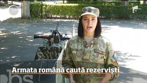 "Ţară, ţară vrem ostaşi!" Este apelul Ministerului Apărării, aflat în căutare de rezervişti voluntari
