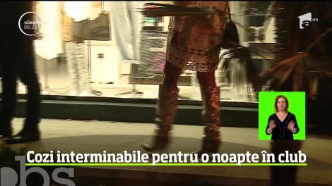 Cozi interminabile la intrarea în cluburilor din nordul staţiunii Mamaia