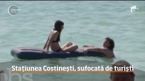 Stațiunea Costinești, sufocată de turiști