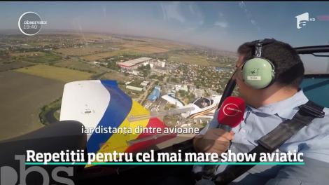Repetiții pentru cel mai mare show aviatic
