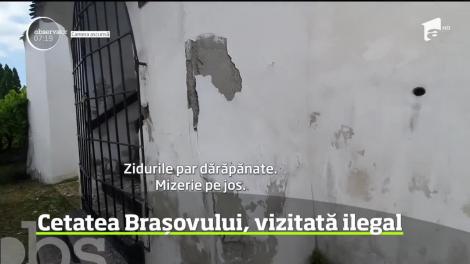 Cetatea Braşovului, monument istoric important, a ajuns o sursă ilegală de venit pentru cei angajaţi să o păzească