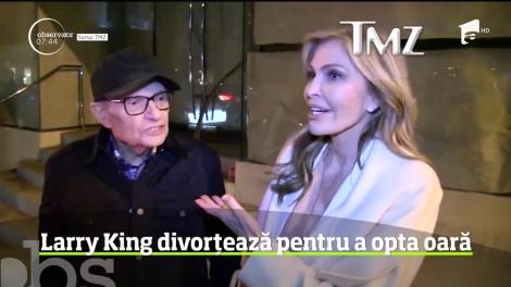 Celebrul realizator de televiziune Larry King se dovedeşte un adevărat campion al căsătoriilor nefericite