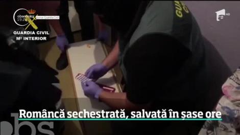 O româncă sechestrată în Spania a putut fi salvată în doar şase ore