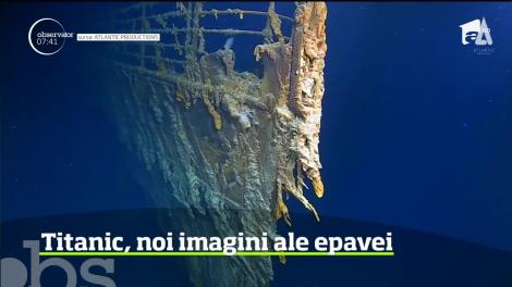 Imagini noi şi tulburătoare ale epavei vasului Titanic au fost date publicităţii de o expediţie oceanică