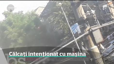 Violenţă extremă! Șase oameni călcați cu mașina intenționat, lângă București. Video