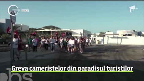 Turiştii de pe insula Ibiza trebuie să-şi facă singuri curăţenie în camere. Cameristele au intrat în grevă