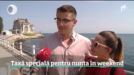 Taxă specială pentru nunta în weekend. Chiar şi romantismul este taxat!