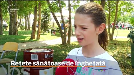 Rețete sănătoase de înghețată, la un festival din Capitală