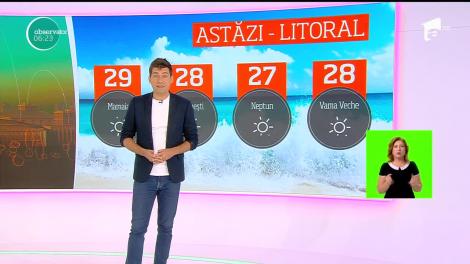 Meteo 26/08/2019. Vreme capricioasă în toată țara. Temperatura maximă va ajunge până la 34 de grade Celsius