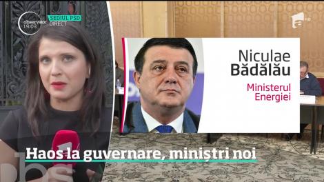 Haos la guvernare, miniștri noi