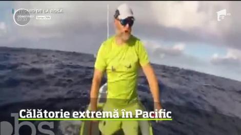 Un sportiv din Spania a devenit primul om din lume care a reuşit să traverseze jumătate din Pacific cu un paddle board