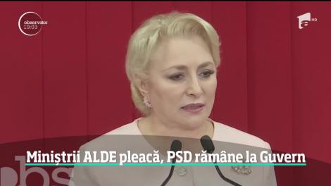 Ruptura dintre ALDE şi PSD aruncă România într-o criză guvernamentală