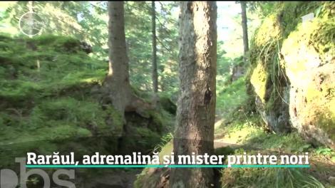 Masivul Rarău, adrenalină și mister printre nori
