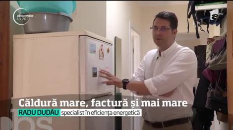Căldura mare majorează şi factura la energie electrică