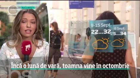 Vara se prelungește în toată țara! Meteorologii anunță temperaturi de peste 30 de grade, până la finalul lunii septembrie! 