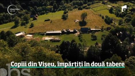 Copiii din tabăra Vișeu, împărțiți în două
