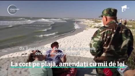 Cea mai scumpă vacanţă e la cort. Zeci de turiştii au fost amendaţi cu mii de lei, pentru că au campat ilegal pe plajele din Corbu şi din Vadu