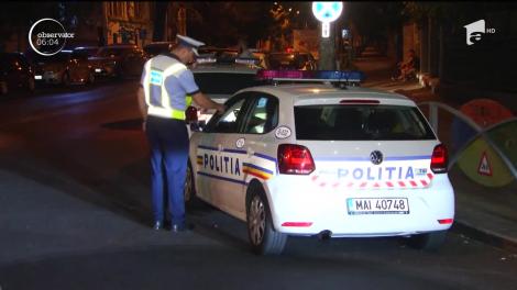 Razie a poliției pe străzile din Capitală. Zeci de şoferi au fost supuşi testărilor
