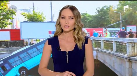 Scene de groază filmate în Capitală: un autobuz de călători a plonjat în râul Dâmboviţa!