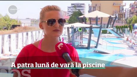 A patra lună de vară la piscinele din Capitală