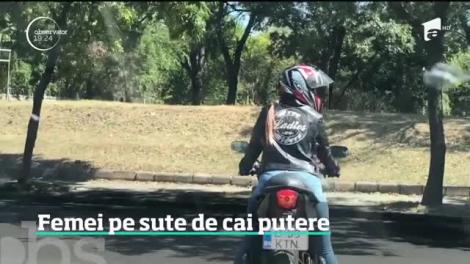 Femeile pasionate de motociclete