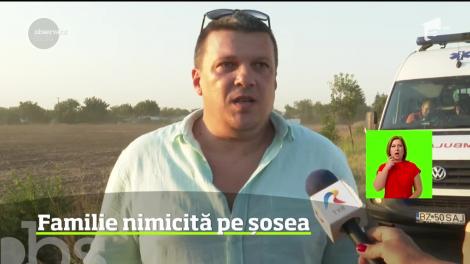 Nenorocire mare pe Drumul European 85, la ieşirea din localitatea Mihăileşti. O familie întreagă a fost distrusă într-un accident