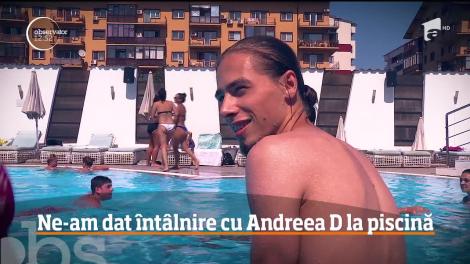 De vorbă, cu Andreea D, pe marginea piscinei. Ce planuri de viitor are artista: Mă pregătesc să lansez un nou single
