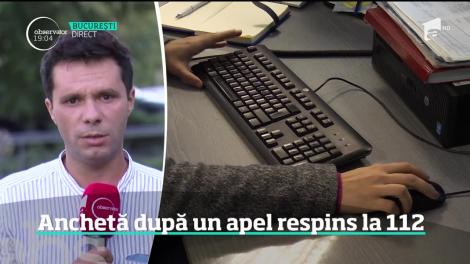 Anchetată după un apel respins la 112. Un bărbat dorea să prevină o tragedie pe şosea